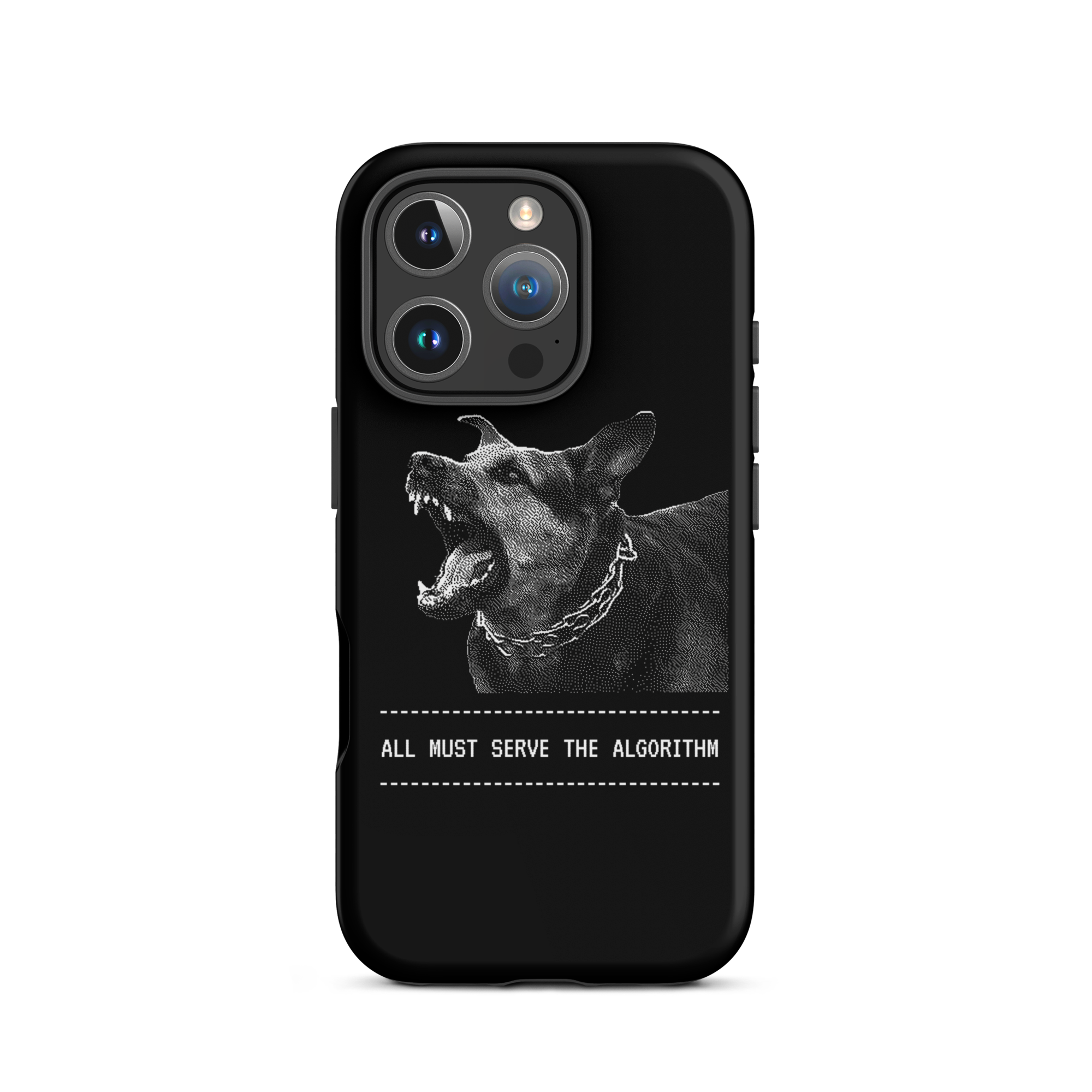 ALGO DOGGO iPHONE CASE — front